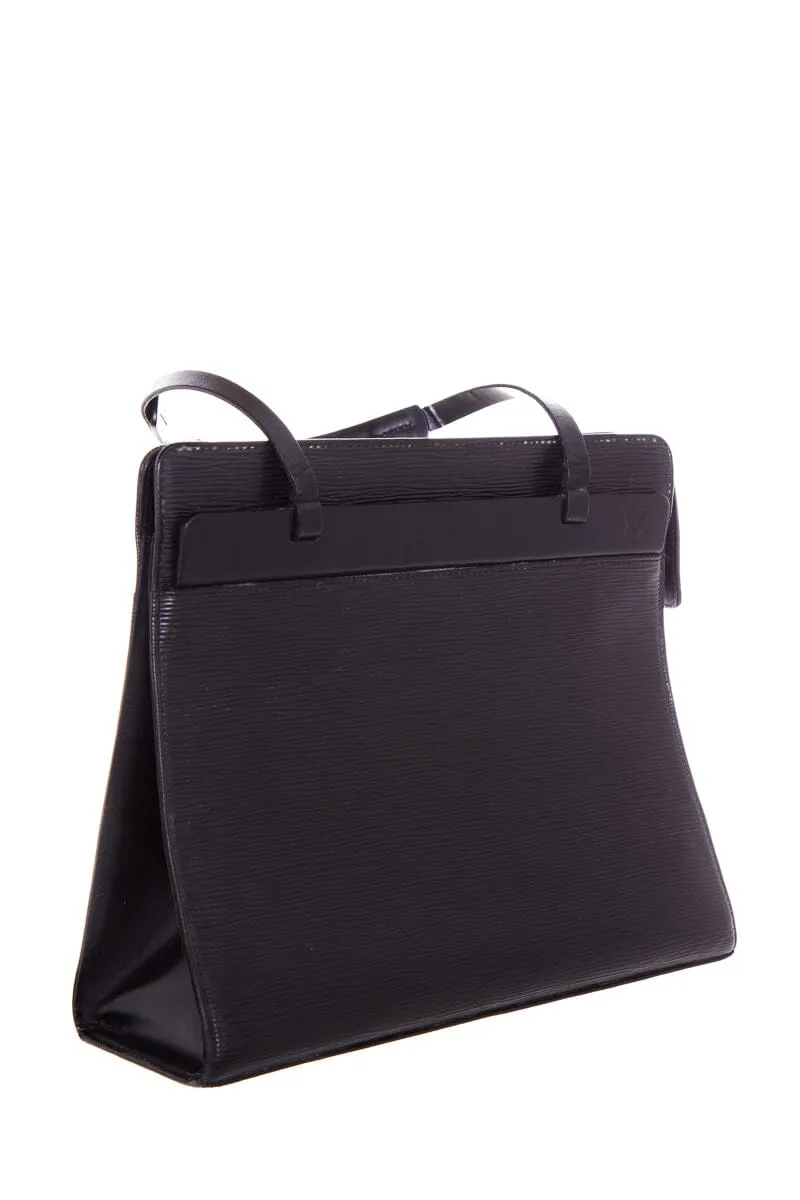 Trendy Inspired Louis Vuitton Vintage Black Epi Leather Riviera Handbag