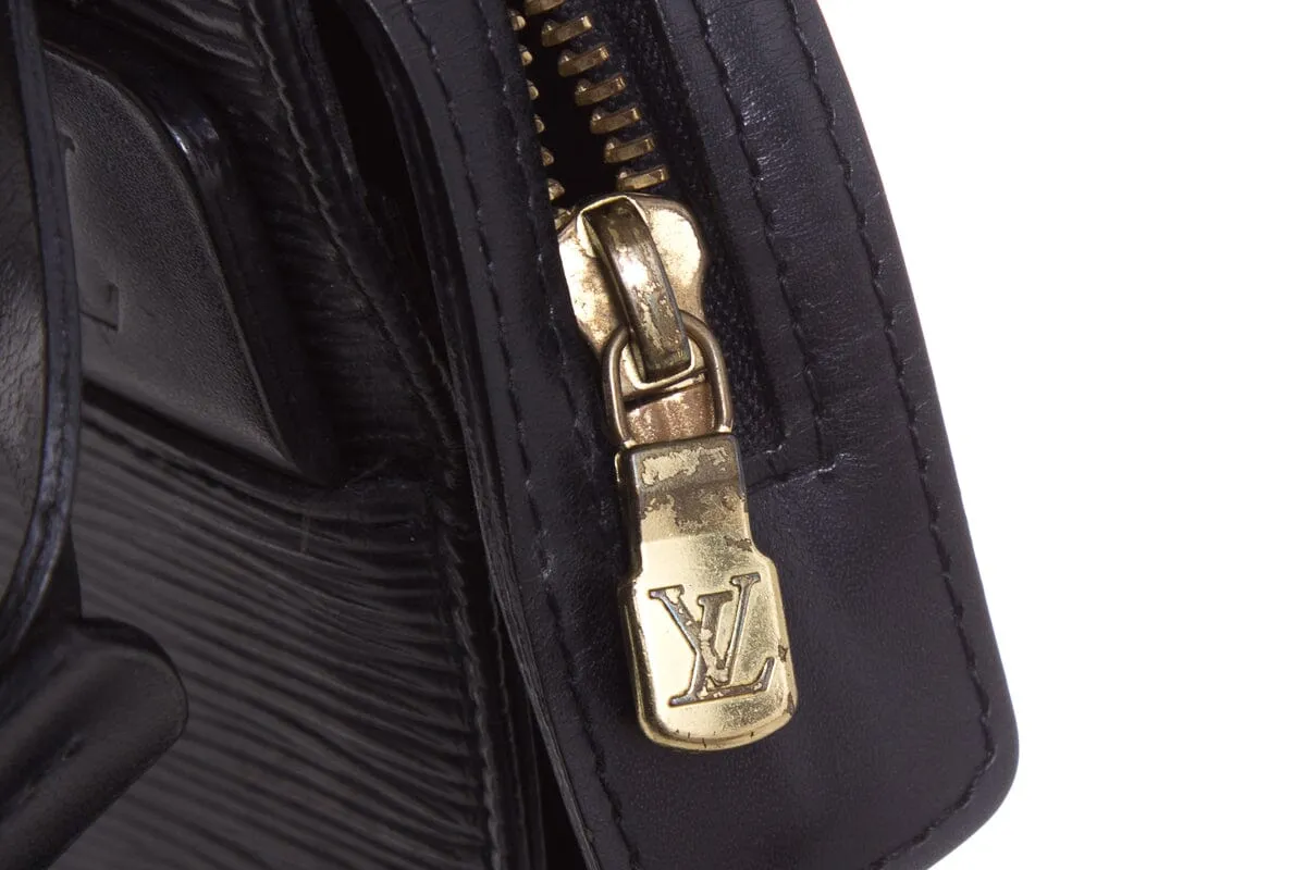 Trendy Inspired Louis Vuitton Vintage Black Epi Leather Riviera Handbag