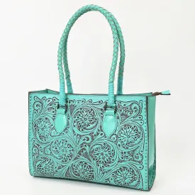 Turquoise Hills Hand Tooled leather Shoulder Bag