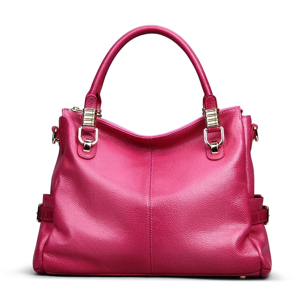 Vintage Tote Women Bag Genuine Luxury Leather Handbags
