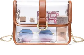 Vorspack Clear Purse - Stadium Approved Clear Crossbody Bag for Women, Concert, Sport